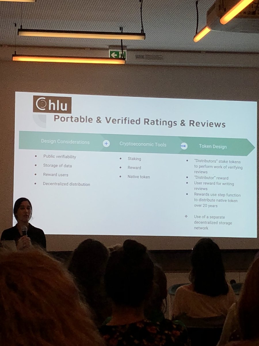 itsamyjung's tweet image. “Token economics is a soft science right? WELL...its actually very creative- designing systems” @ChluNetwork is a reputation protocol focused on reviews &amp;amp; ratings. 👏🏻 @cassidydaly for a simple breakdown of token economic use cases for humans