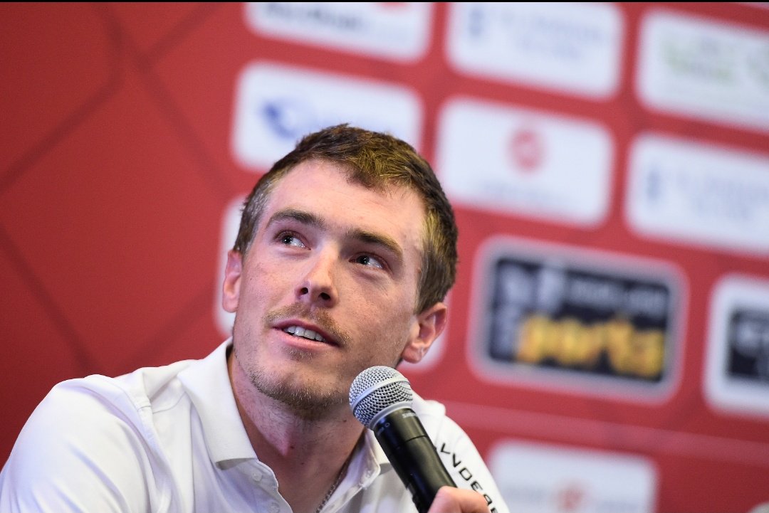 Name the rider.
#RideToAbuDhabi