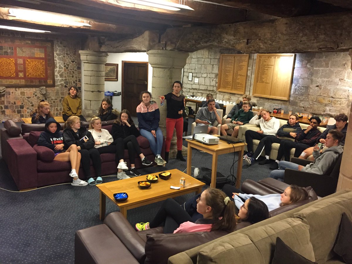 First MFL Soc of the year! Our Sixth Form French students really enjoyed getting know more about Margot, our Assistante. Lovely to have a relaxed hour of French conversation in the Undercroft.