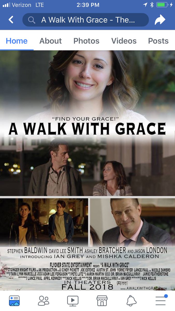 The official movie poster for A Walk With Grace - The Movie is out! Give them a like and follow them to keep up with what is happening in this amazing movie!- ASJ 

#awalkwithgrace #newmovie #notrangerrelated  #stephenbaldwin #jasonlandon #davidleesmith #ashleybratcher