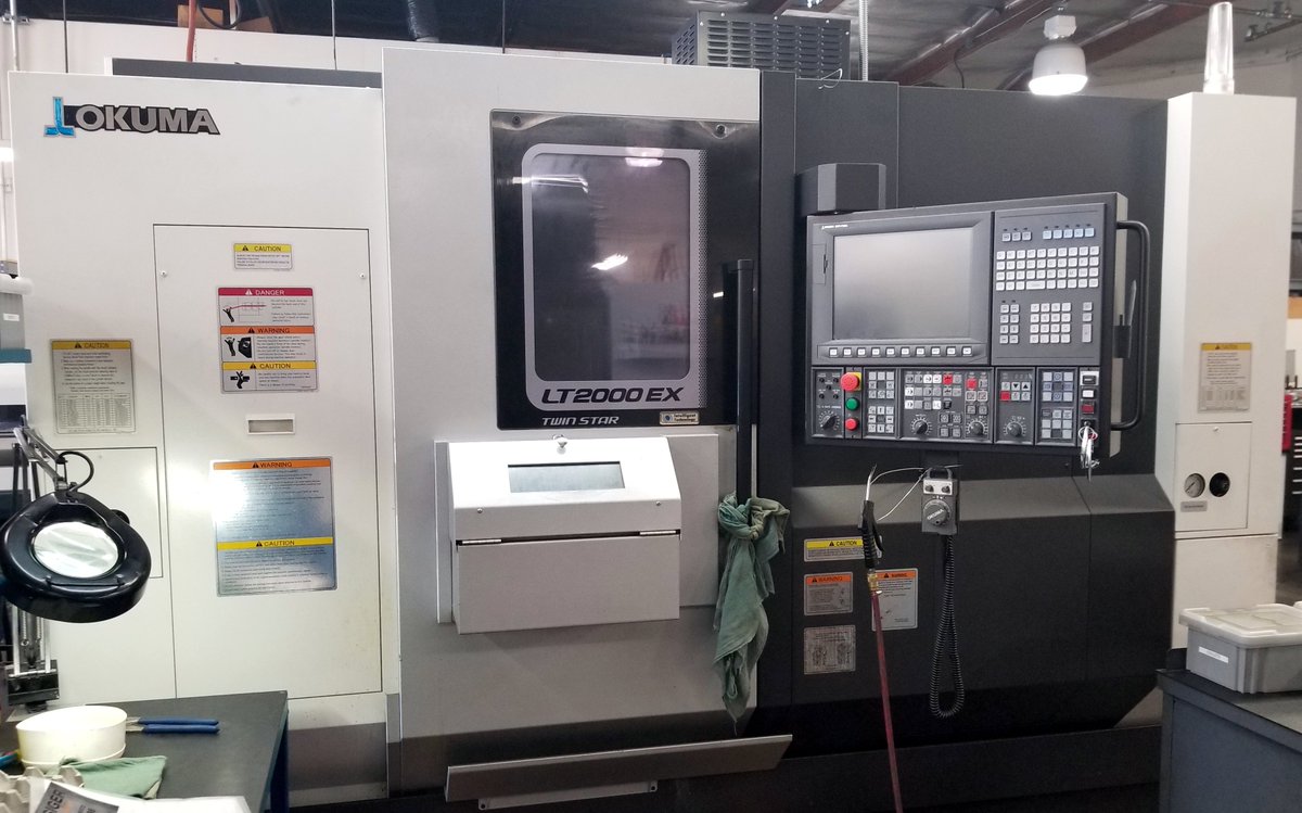 resellcnc's tweet photo. 2013 Okuma LT2000EX 2TMY CNC Lathe
2" Bar, 27" Centers, 16" Swing, 5,000 RPM, 30 HP, Sub-Spindle, Parts Catcher, Conveyor, & More!
https://t.co/LJtJC84V4Y
#CNC #Resellcnc #okuma #cncmachines #CNC2018 https://t.co/ymCC7LrwqL