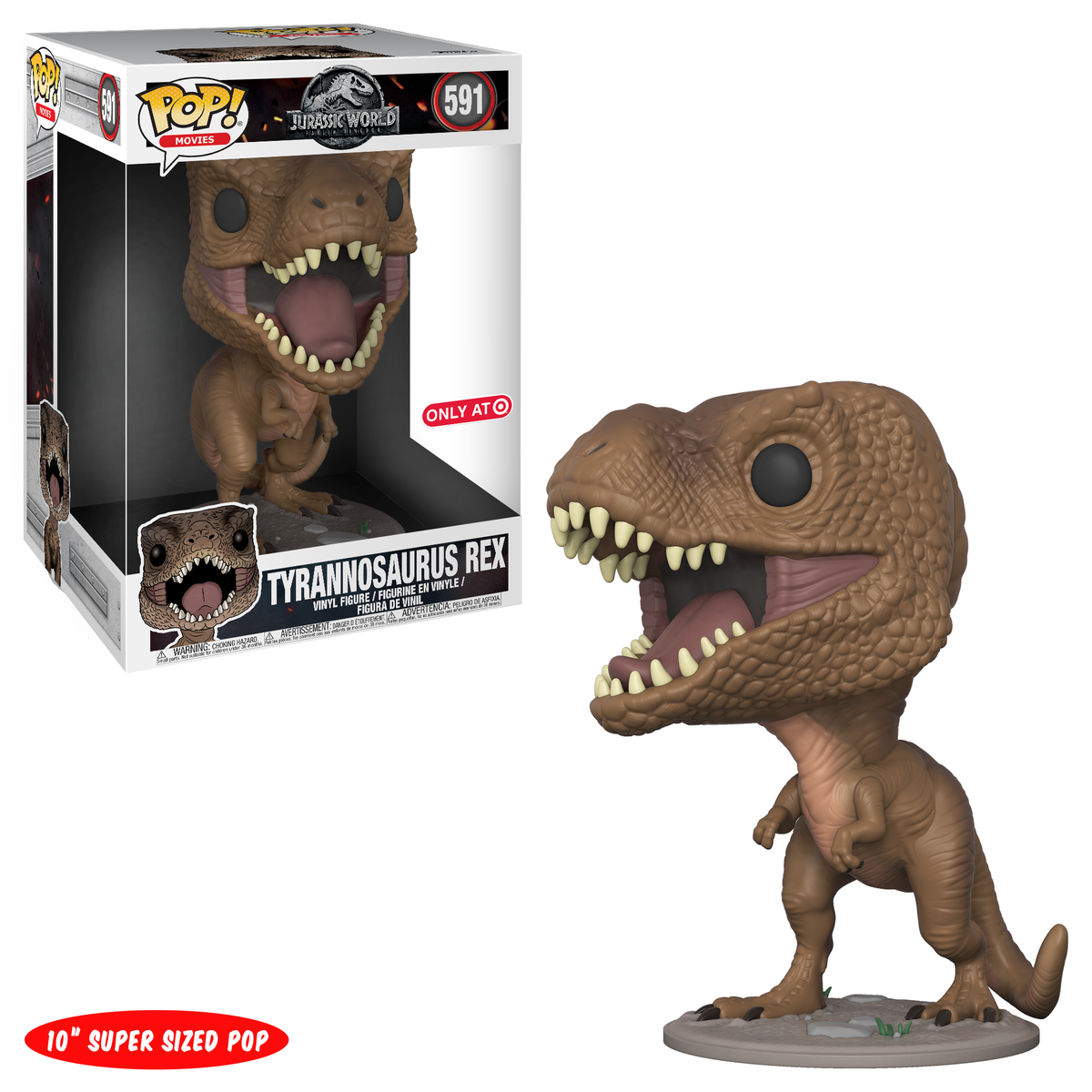 OriginalFunko's tweet image. RT &amp;amp; follow @OriginalFunko for the chance to win a @Target exclusive 10-inch T-Rex Pop!