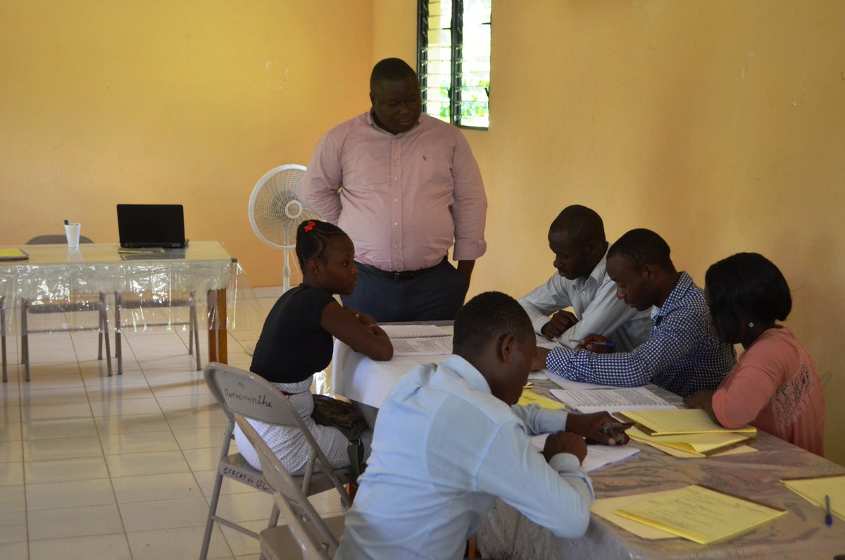 CeciHaiti's tweet photo. Atelier de #formation sur #Evacuation pour les #Brigadiers #EIC et #CLPC à #Ouanaminthe projet #UPGRADE #SaisonCyclonique2018 #SIMEX2018

@USAID_Haiti @PADFHaiti @CeciHaiti @Pwoteksyonsivil https://t.co/LsHDodMiEO