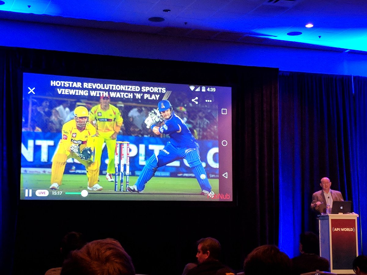 is_avi's tweet photo. Real time communication in an #IoT world at #APIWorld18 . 10M people actively connected exchanging 10B messages during this #Cricket game https://t.co/07ugsrQEIZ