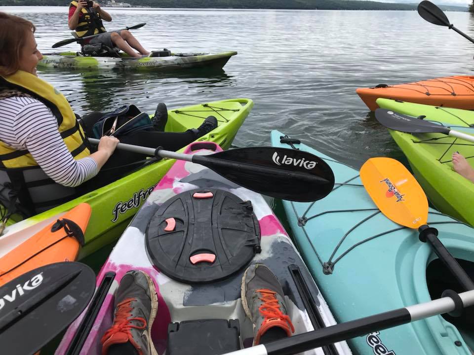 Summittostream's tweet photo. Awesome paddle today with our #myflxTBEX writers and bloggers. Spreading that #FLX love!!! #myflx @TBEXevents https://t.co/AxjFdyacRi