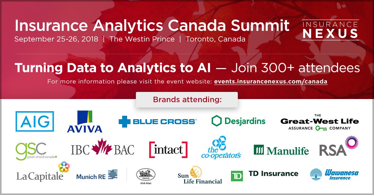 workcentive's tweet photo. Join @workcentive and @IBM at Toronto's Insurance Analytics Summit at the Westin Hotel Sept-25-26th in the Exhibitor Hall to learn about staying compliant and improving accuracy and management of agent and broker incentives in today's ever-changing Insurance industry! https://t.co/pUAp6fLOga