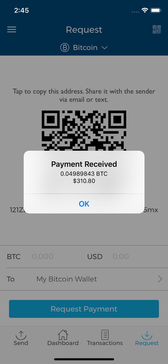 blockchain's tweet image. Looking for a creative gift idea? Send your loved ones their first #bitcoin! Chances are they'll be thanking you this time next year 🚀