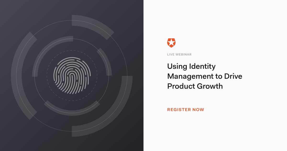 auth0's tweet photo. Join @mgonto, VP of Marketing and Growth at Auth0, in this live webinar 📽 as he discusses specific ways to utilize #IAM solutions to drive #productgrowth 📈

Register → https://t.co/9hidITexNc

#product #prodmgmt #productmanager 💡 https://t.co/kkQjaNygrg