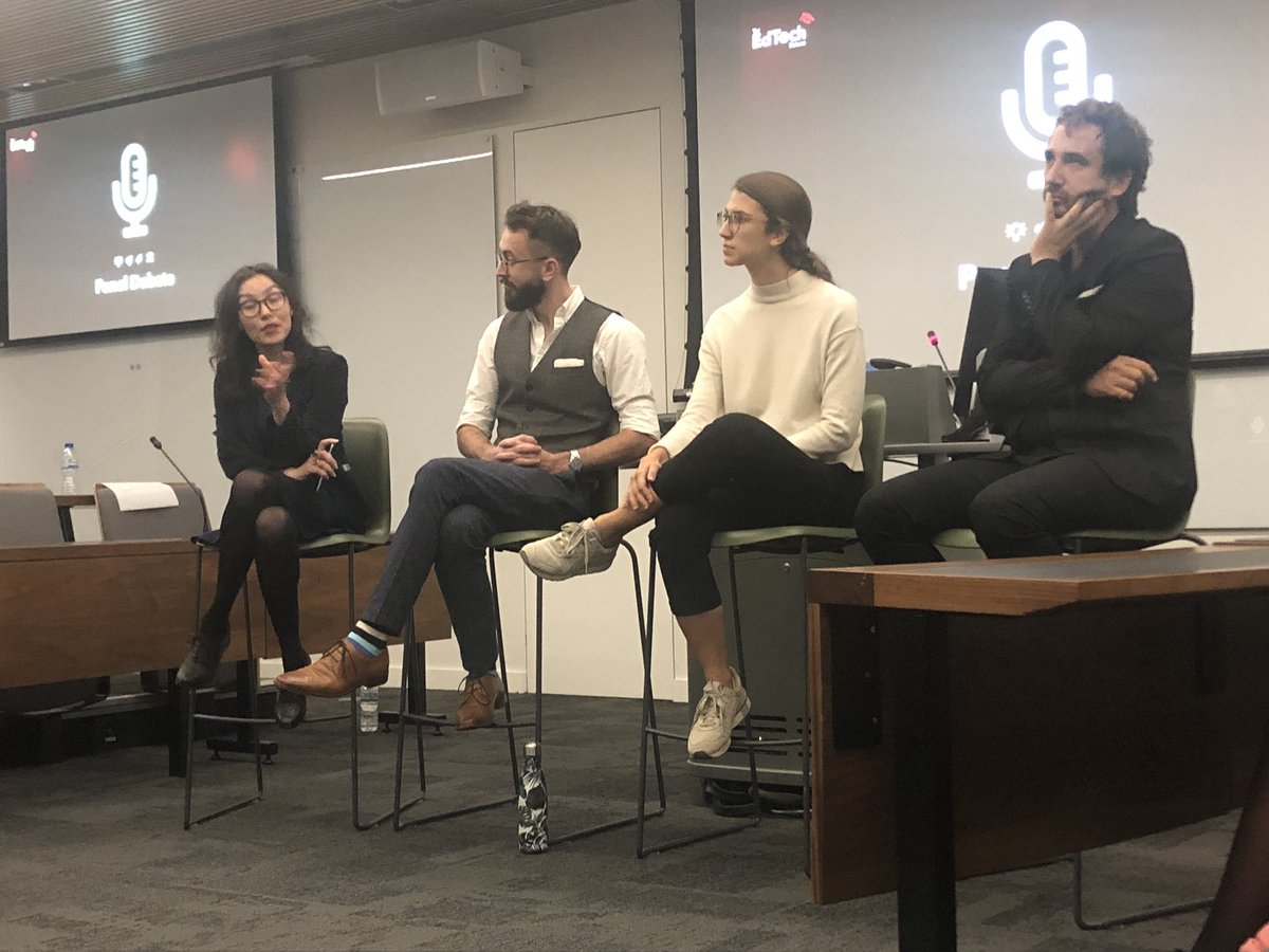 Despite educational system not being perfect, we should still work with these institutions to avoid closing doors. Employers are still very interested in formal degrees and we cannot predict the future - <a href="/annasofiagross/">annasofia.gross</a> #EdtechDebateLDN