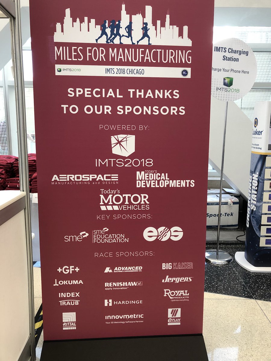 MZiemba1215's tweet photo. Finishing up Day 2 @IMTSchicago and I swear I’m 10lbs lighter. @AdvancedMachEng #AMROK #MFG #manufacturing #CNCMachining #SpindleShafts https://t.co/TUU4rMFM4x