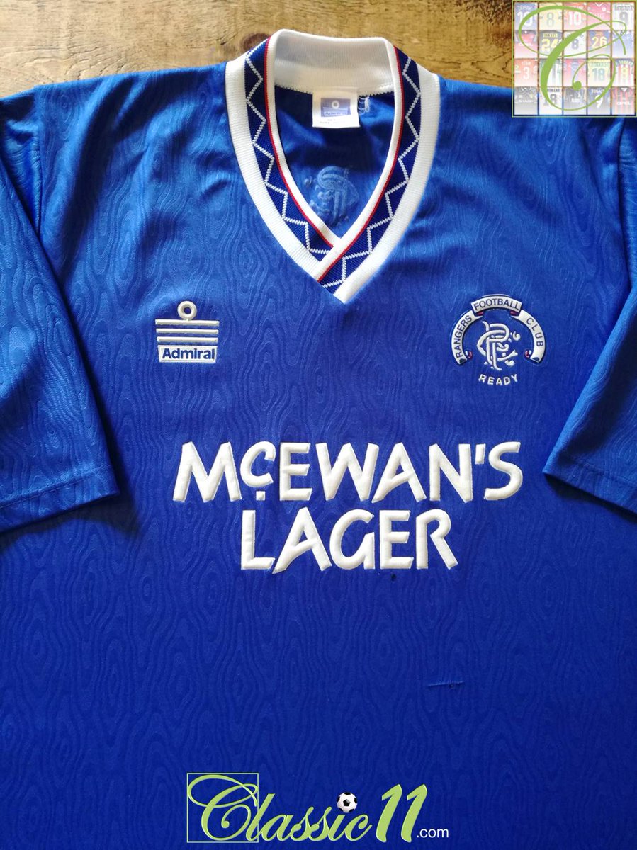 rangers 1990 shirt