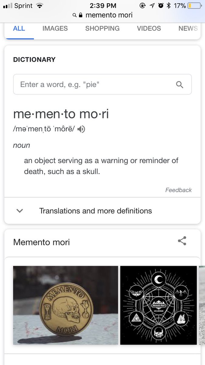 Bailey Castille On Twitter Memento Mori Is Latin For Remember You Will Die Rip Bailey Castille On Twitter Memento Mori Is Latin For Remember You Will Die Rip