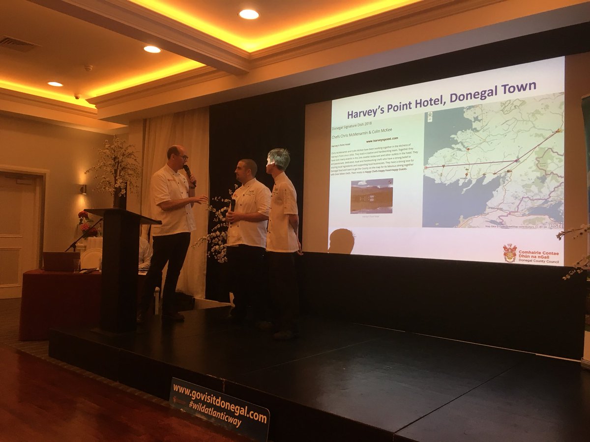 JamesSliabhLiag's tweet photo. Chris and Colin from @HarveysPoint #donegalbeef wonderfully humble team #DonegalFood https://t.co/5WbK5HGTCQ