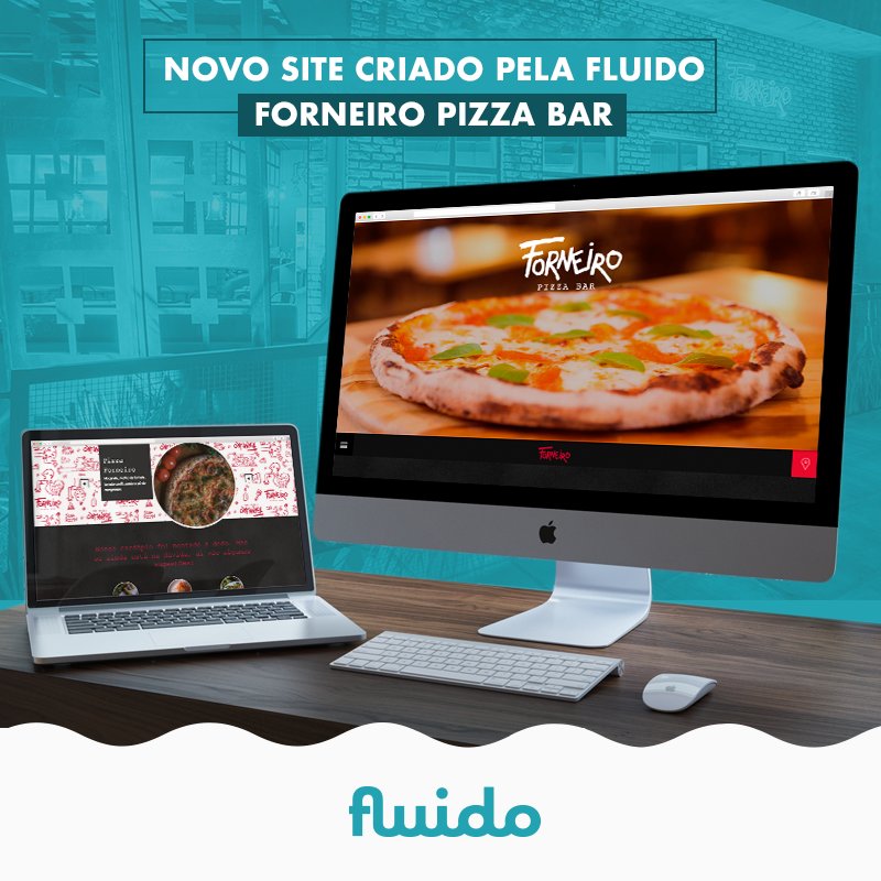 fluido_design's tweet photo. Concluímos mais um trabalho de sucesso! O restaurante Forneiro Pizza Bar contou com a Fluido para a criação do seu site. A plataforma foi elaborada para proporcionar a melhor experiência possível aos usuários. Confira: https://t.co/UhaYHNX2N4 https://t.co/XTBURLXf26