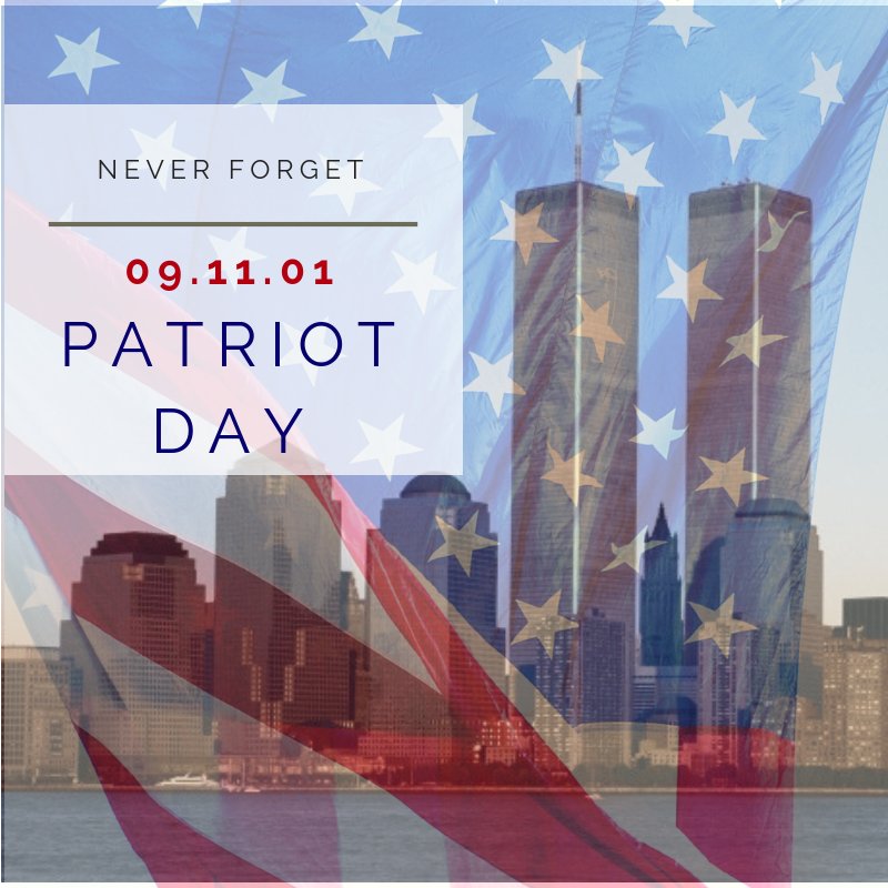 MetisLLC's tweet image. Today on #PatriotDay we remember and honor those we have lost. #September11th #NeverForget