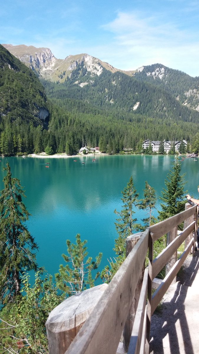 Another beautiful day walking  #lookupmore #lakesideviews #Dolomites