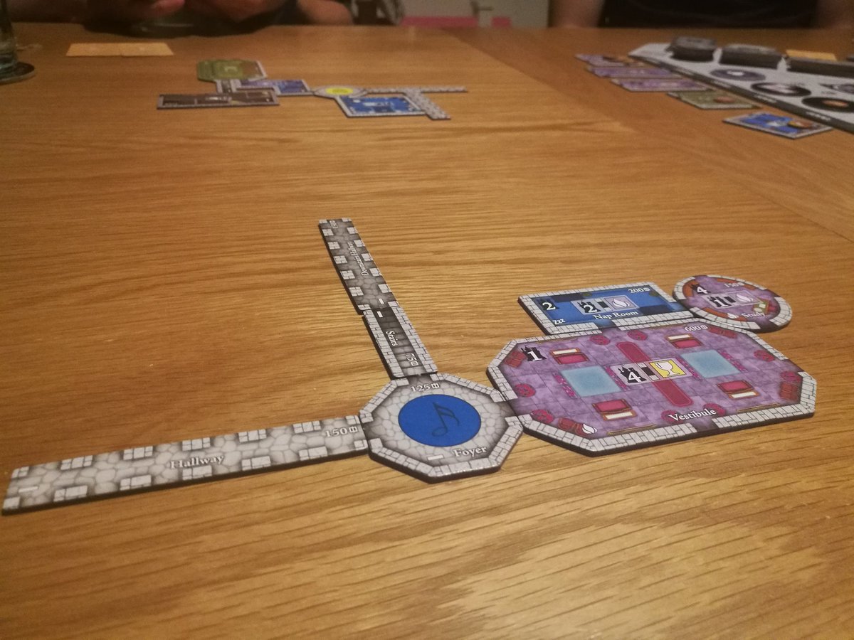 BethanMay's tweet photo. #TuesdayGameNight - tonight it's #CastlesOfMadKingLudwig
Love this game! The castles end up quite... Bizarre. Which of course is the point ^_^
Will post a picture of my finished castle later! https://t.co/SkgtdL0oJ9