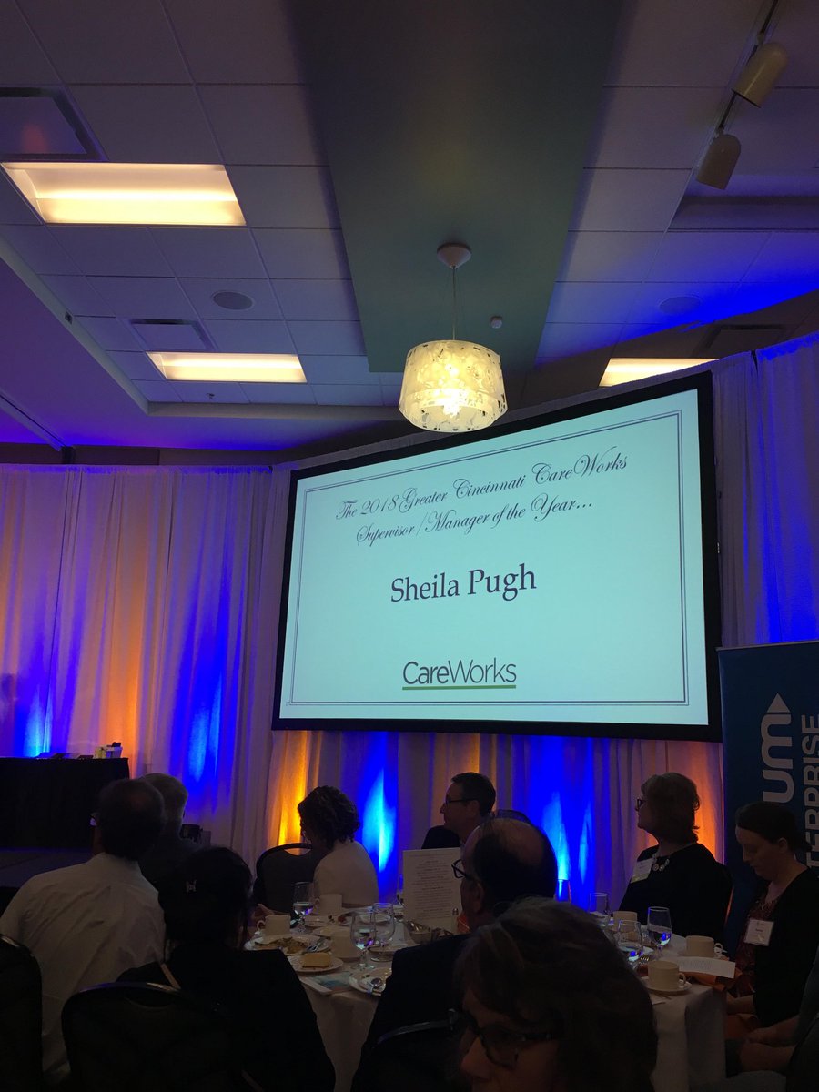 CareWorksofOhio's tweet image. Congratulations to the @OhioHotel CareWorks sponsored Supervisor/Manager Award of the Year, Sheila Pugh. Star! #CareWorks #OhioWorks