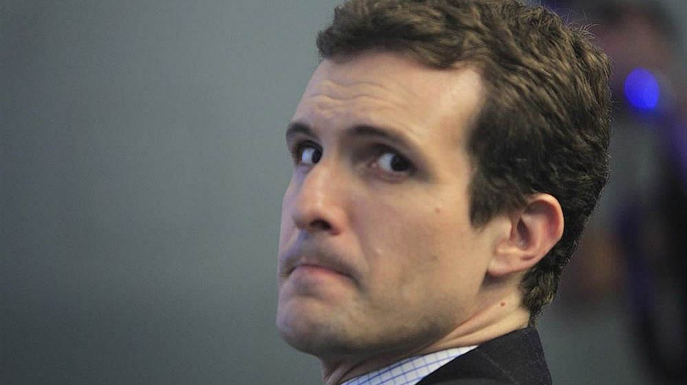 Esta cara es la que se te queda cuando desde el Gobierno te dan una lección de dignidad democrática. 
#YCasadoPaCuando