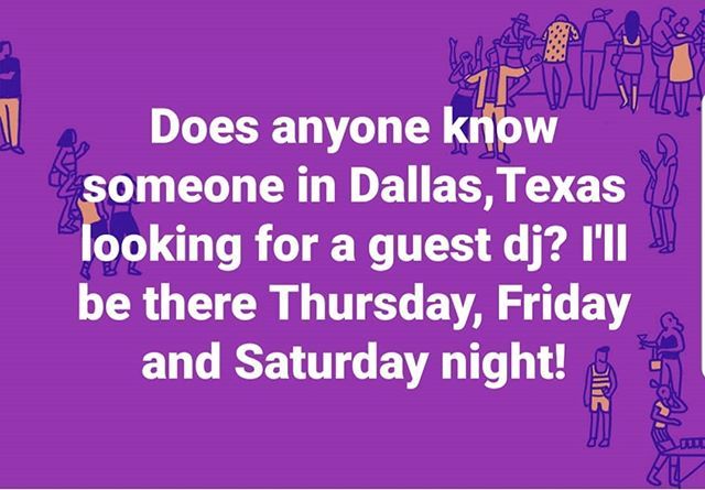 TEXAS IM COMING 14th&15th WHERE THE BARS AND CLUBS AT!!! LOOKING TO GUEST SPOT AND BLOW SOMEONES ROOF OFF!!!
.
.
.
#dallasdj #houston #houstondjs #houstondj #houstonnightlife #houstonnightclubs #houstonnightclub #houstonparties #houstonpartylife #dallasb… ift.tt/2x2hD8W