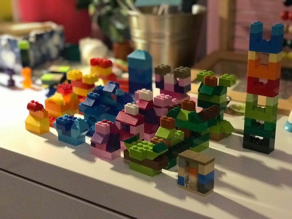 stephenbhall's tweet photo. My 9 Y.O. Has been making families out of LEGO... #VisID #DesignSystems #Branding @michaelbierut @mike_go_mdub @BradburyExperts https://t.co/4sNyu6bZ9y