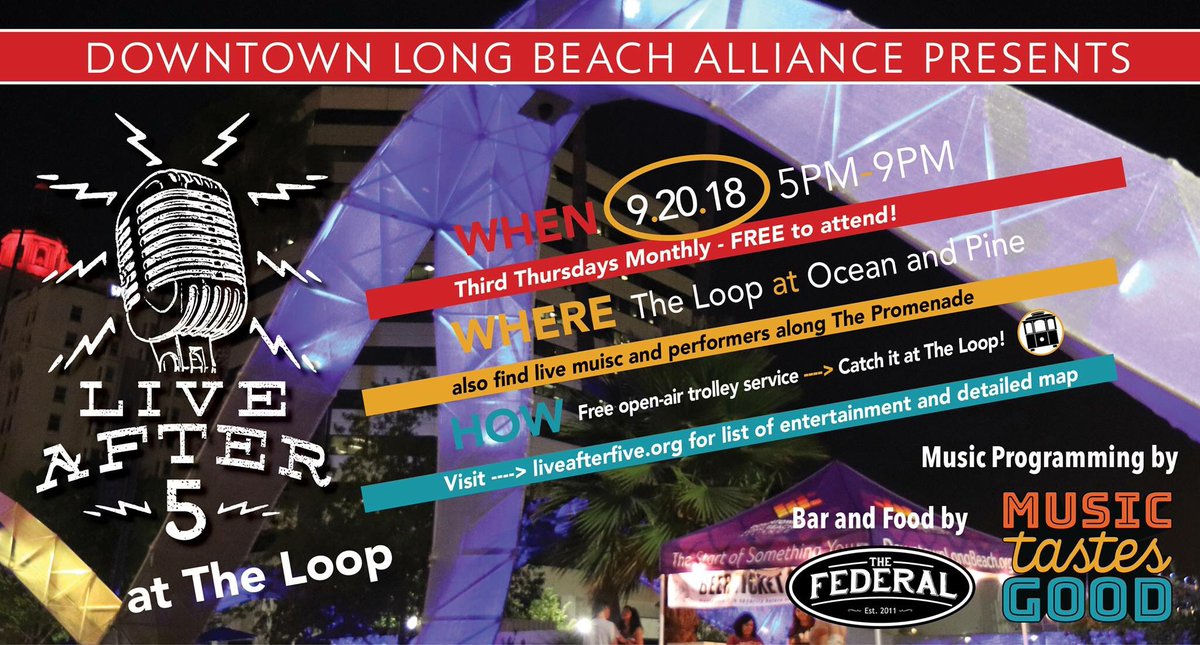 DTLBAlliance's tweet image. 🎙🎶 @LiveAfter5_DTLB returns next week with a special collaboration alongside @mtglb for our musical programming.

#DTLB #LA5 #LiveAfter5