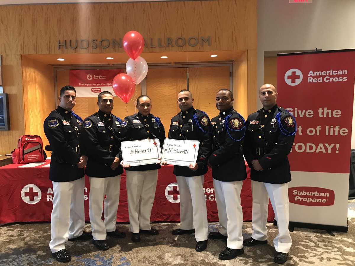 JerseyCityPOBA's tweet photo. Our members will #AlwaysRemember 9-11 and today were honored to commemorate those lost by donating blood to the #RedCrosss https://t.co/nynNmOU18M
