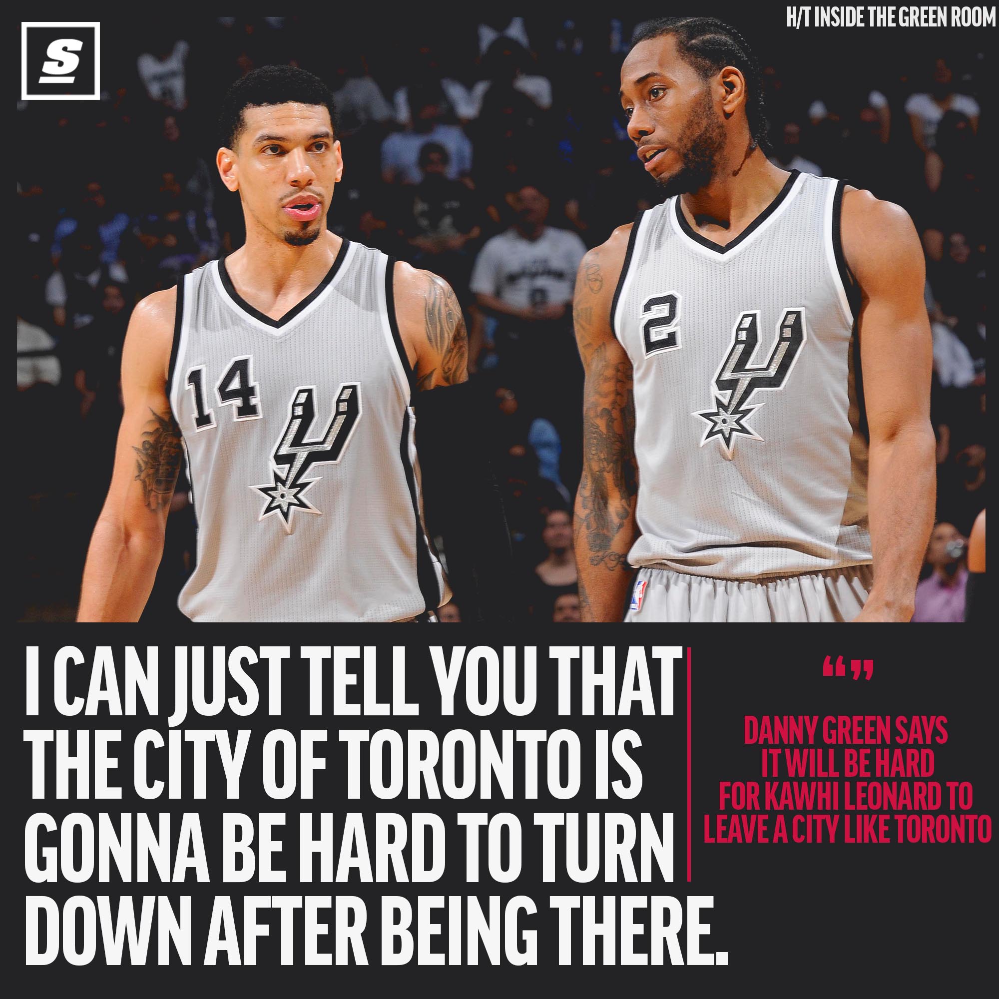 Kawhi Leonard unmarried Danny Green and
