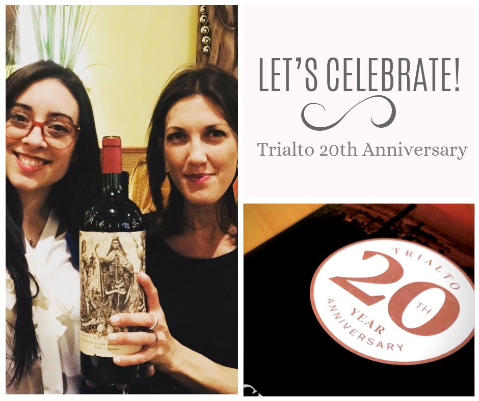 Congratulations to our friends from #Trialto on your 20th Anniversary! @CastilloMarina & @andynunezviolet celebrating this great event at Calgary, #Canada! Cheers friends!🍷🎉