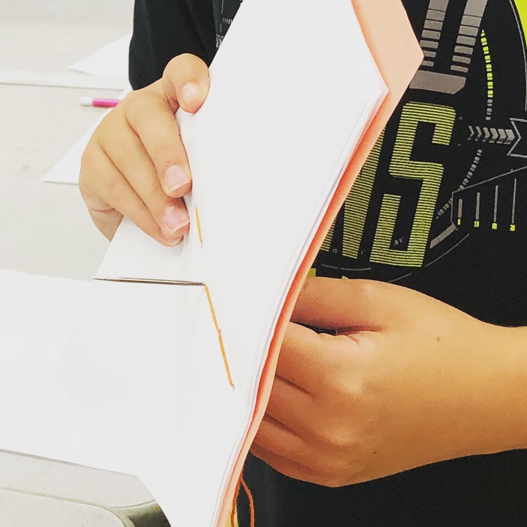 DmsSmarties's tweet photo. BOOKBINDING!!!!! one of my favorite things to do! I love sharing this with my students! I love giving them this experience! (Several had never used a hammer... so it was very exciting) So much fun! #MUSTbesuccesful #DMSGens #makersgonnamake #artfullife #fillingthewagon #❤️DMS https://t.co/bu2nRZuGCl