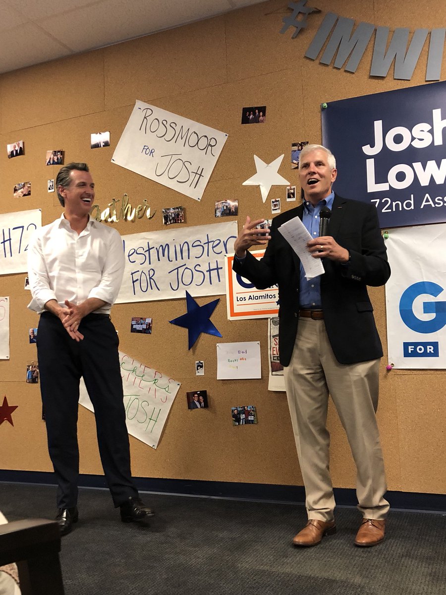 NaphiSoc's tweet image. California's next gov, .@GavinNewsom is working to get @UmbergFor elected to CA State Senate and @JoshLowenthal to the Assembly! Let's keep the supermajorities!

#TheBlueBusThatCould
#Leadership
#BlueCA
