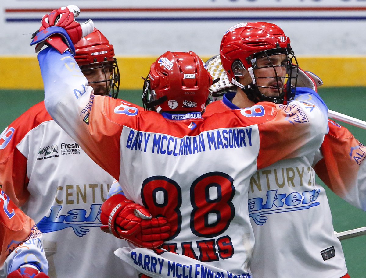 The Peterborough Century 21 Lakers <a href="/PtboLakersLax/">Peterborough Century 21 Lakers</a> have repeated as Mann Cup champions, defeating the Maple Ridge Burrards <a href="/Burrardslax/">Maple Ridge Burrards</a> 11-8 in Game 4 for a 4-0 series sweep at the Peterborough Memorial Centre. <a href="/PtboMemCentre/">Peterborough Memorial Centre</a> 
#ptbo <a href="/CityPtbo/">City of Peterborough</a> @PtboCounty <a href="/HiawathaFN/">Hiawatha FN</a> <a href="/CurveLakeFN/">CurveLakeFirstNation</a>