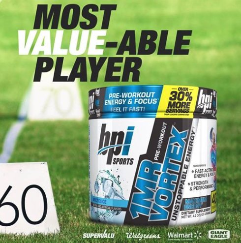 TheFugitive13's tweet photo. To be an MVP, you need to train like an MVP. Find the superior energy of #1MRVortex at your nearest @walmart @walgreens @gianteagle #supervalu

1.M.R VORTEX has been compounded and engineered to intensify the quality of your workouts, no matter what kind of training you're doing https://t.co/Qq8uBuHY9L
