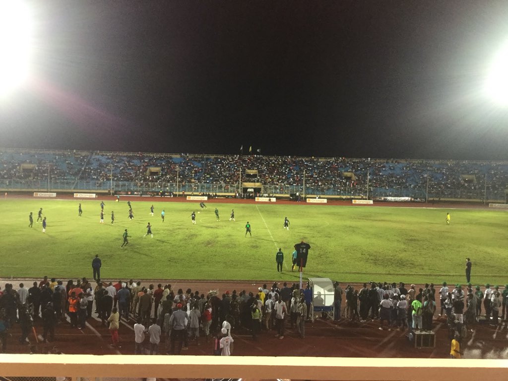 Image result for nigeria versus liberian football match in monrovia yesterday