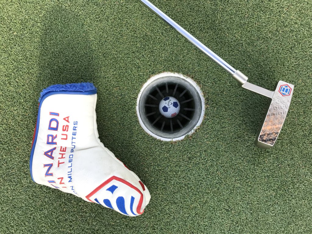 Chad_Paulson's tweet photo. Perfect day for some Patriotic golf!  #Bettinardi https://t.co/82ep5Ihylb