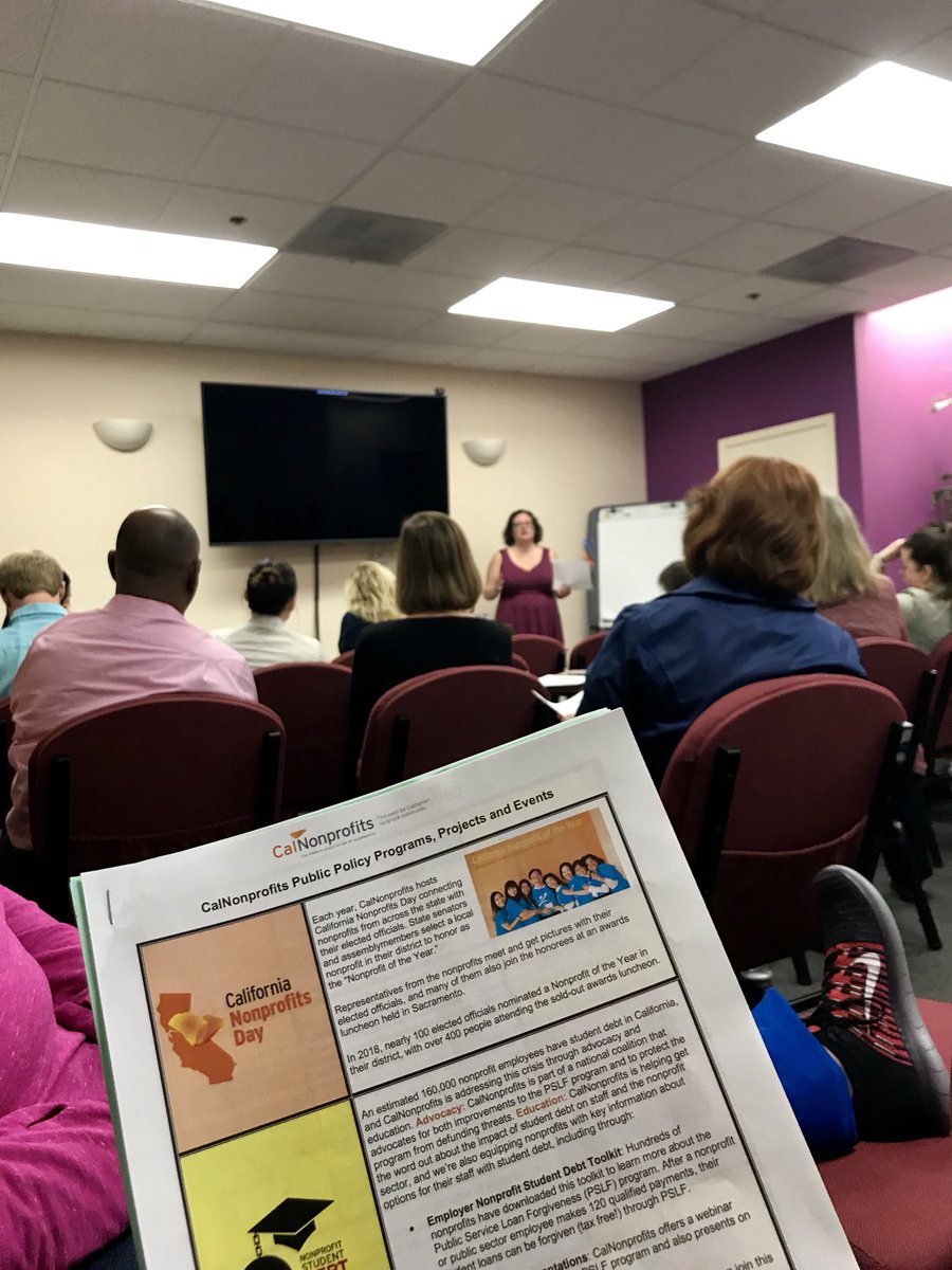 CAnonprofitsIns's tweet photo. Today we had special guest, Christina Dragonetti, at our staff meeting today brushing us up on all of the amazing benefits @CalNonprofits members get and all the great projects they have going! #CaliforniaNonprofits https://t.co/RBueg65ugz
