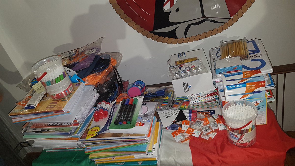 leo108ia2's tweet photo. Materiale Raccolto da molti club del distretto e non, da soci singoli e da chiunque ha colto l’essenza dell’iniziativa promossa del LC Sampierdarena durante il Gabinetto Distrettuale dell’8 settembre.
Tutti assieme quest'anno porteremo a termine molte iniziative.
#Genova https://t.co/TchocpY2hx