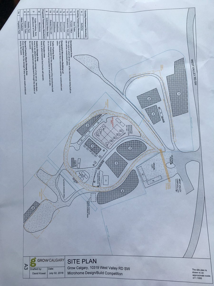 GrowCalgary's tweet photo. #Microhome Design/Build Competition Final is this Saturday, 15Sept2018 from 1-3pm! Here’s the site plan #yyc #yyccc #ableg https://t.co/BOuX2SvFj2