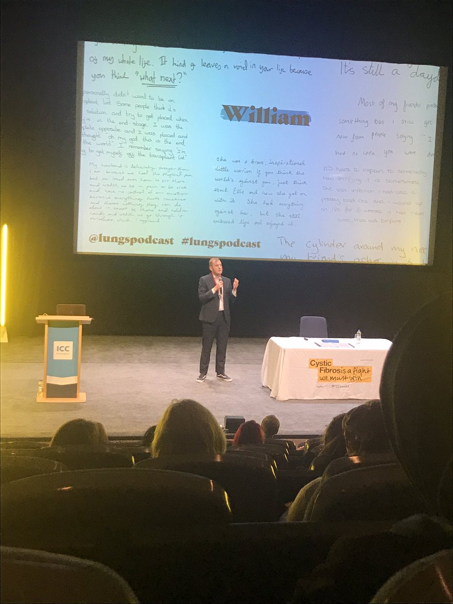 Today I had the pleasure of listening to <a href="/lungspodcast/">StraightFromTheLungs</a>. Such a good insight into the life of a person with CF. Keep up the good work, can’t wait to listen to more 👌🏻 👍🏼 #lungspodcast #UKCFC18 #cysticfibrosis
