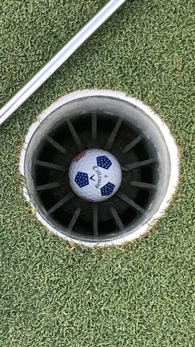 Chad_Paulson's tweet photo. Perfect day for Patriotic golf? #Callaway #ChromeSoft https://t.co/TaoCCj8Wz3