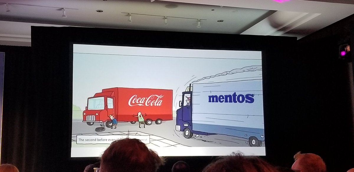 gogorichie's tweet image. Great presentation by @monkchips at #NewRelic #futurestack18 might be one of my favorite slides!!!