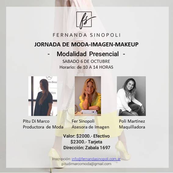 Te lo vas a perder?? 4hs intensivas para que puedas sacarte dudas,potenciarte y sentirte una 💣
<a href="/Fersinopoli/">Fer Sinopoli</a> <a href="/PituDiMarco/">Pitu Di Marco</a> 
Pitudimarcomoda@gmail.com
