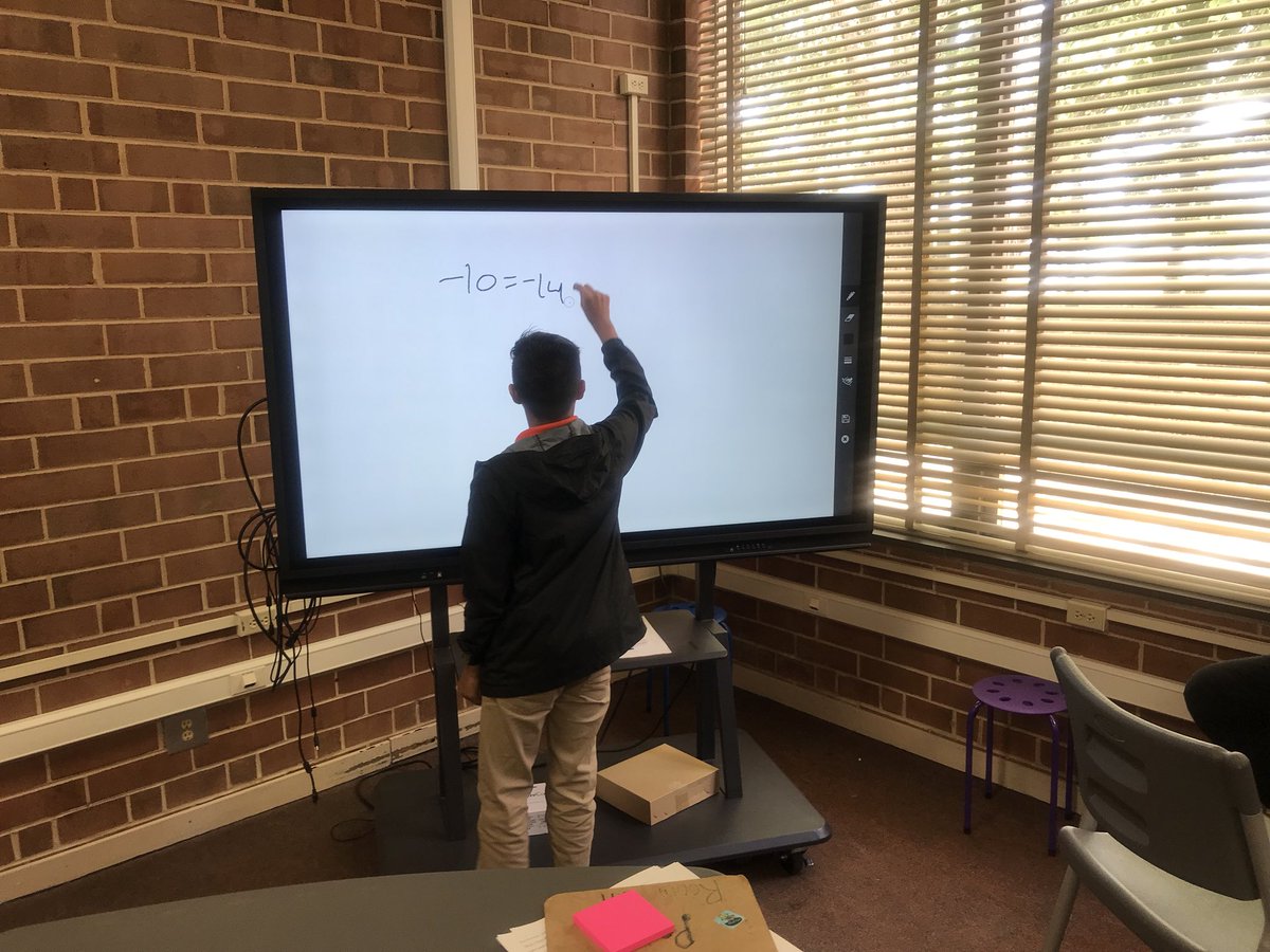 LWarren2020's tweet photo. My students can’t wait to get back into the #Thinkspace next week. #LMSMasterpiece https://t.co/Aa6tcSJo4Q