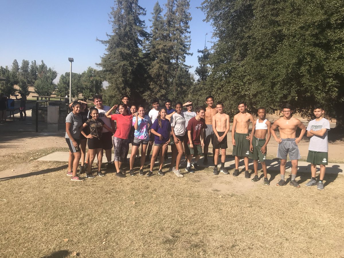 Our first team practice at Woodward yesterday. 22 Pates running the State Championship Meet course!