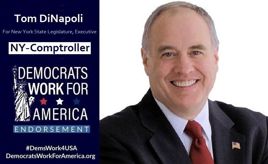 DemsWork4USA's tweet photo. 🔁 #Election2018 Comptroller #NewYork

Support TOM DiNAPOLI #NYcomp, &amp; @DemsWork4USA
Read 👉https://t.co/vqZU5K6FIG

#YesWeCan #KeepItBlue #WinBlue

#NYlg #NYpol #NYpolitics #NY #Democrats #progressives #IND #NPP #Pension #Auditor #Fiscal #WatchDogs #BlueWave #DemsWork4USA https://t.co/QEdZLMxnth