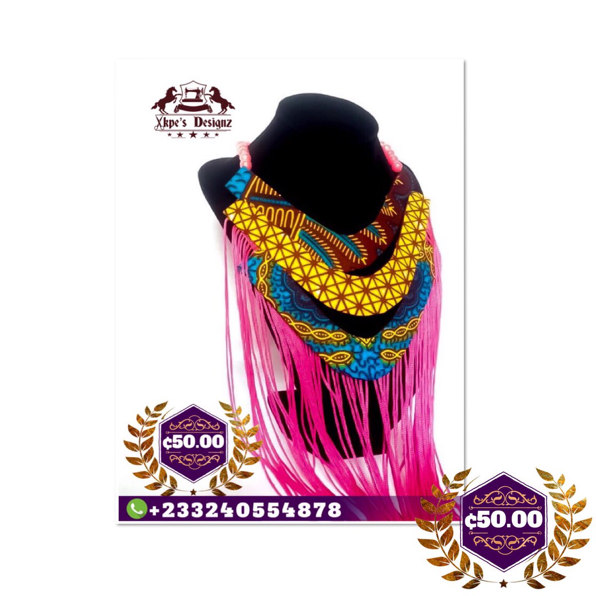 AkpesD's tweet photo. Get this necklace and stand out. Made from rich African fabrics.

#QualityForEveryone https://t.co/KTRyBZEHgD