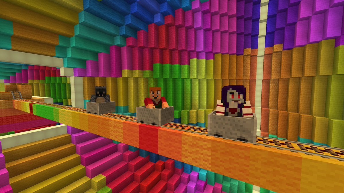 House of How's newest minigame is out on #MinecraftMarketplace! The rules are simple: Paint or Die! Compete in over 100 levels with your friends, painting a line in your team color wherever you go. Whichever team paints the most wins!

#minecraft #minecraftbedrock