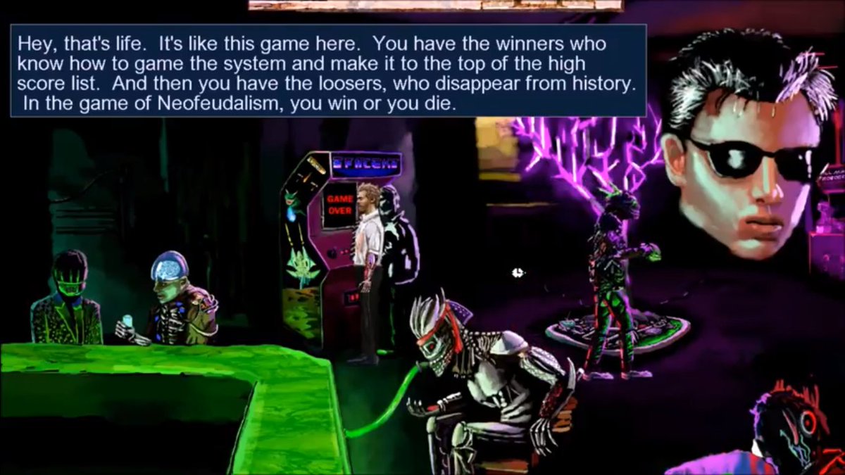 SilvrSpookGames's tweet photo. "The passion for the cyberpunk genre and love put into the Neofeud universe makes it worth every penny" --Balls of Steel 
https://t.co/RWwMWKTbDa 
#indiedev #indiegame #cyberpunk #scifi #visualnovel #indiedevhour #steam #adventuregame #gamersunite #gamedev #cyberpunkgame https://t.co/V8Ah2s66H6