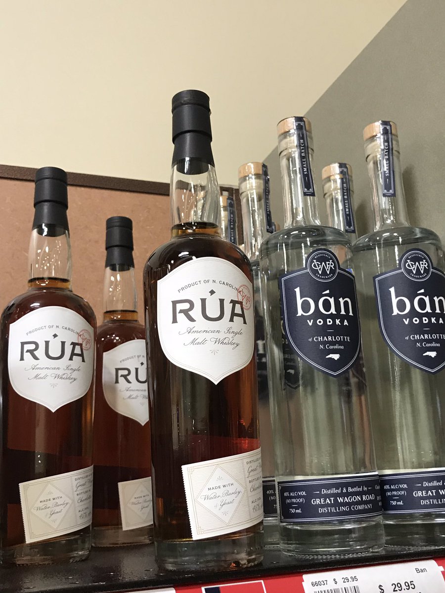 PhilRead's tweet photo. Hurricane #Florence preparations underway. Bread, eggs, milk and toilet paper = overrated. Next stop limes and tonic. @CardinalGin @GreatWagonRoad https://t.co/urrMTKHG7W