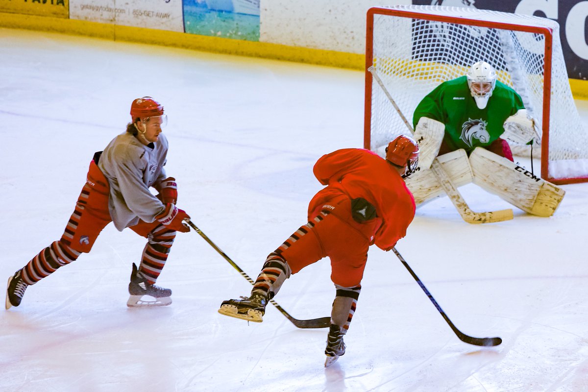 Day 1 of StangsCamp is in the books! 

The boys are BACK, getting ready for that Oct. 5 home opener.

#OMHockey #StangsFam